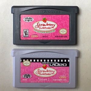 Strawberry Shortcake Gameboy Advance Game & Summertime Adventure Nintendo GBA